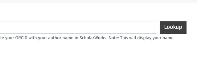 Lookup button to the right of the firstname field for Authors in submission form